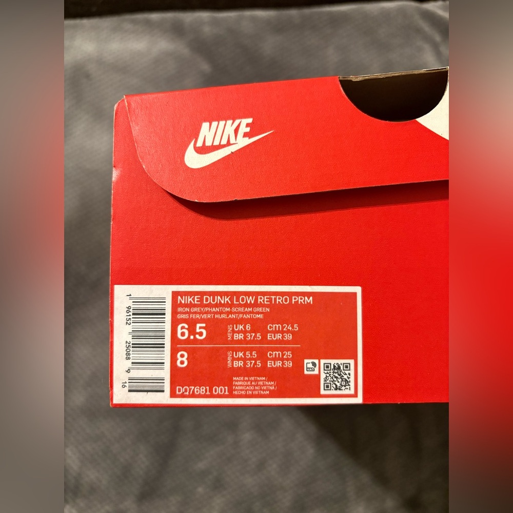 Nike Dunk Low (grey/phantom scream green) - Picture 3 of 5